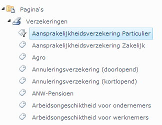Managed metadata navigation